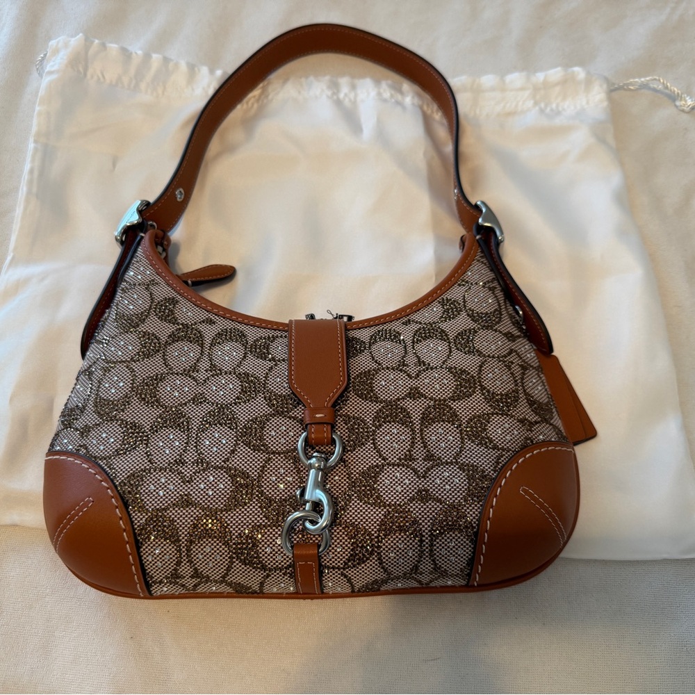 Coach Hamptons Hobo Bag in Crystal Jacquard